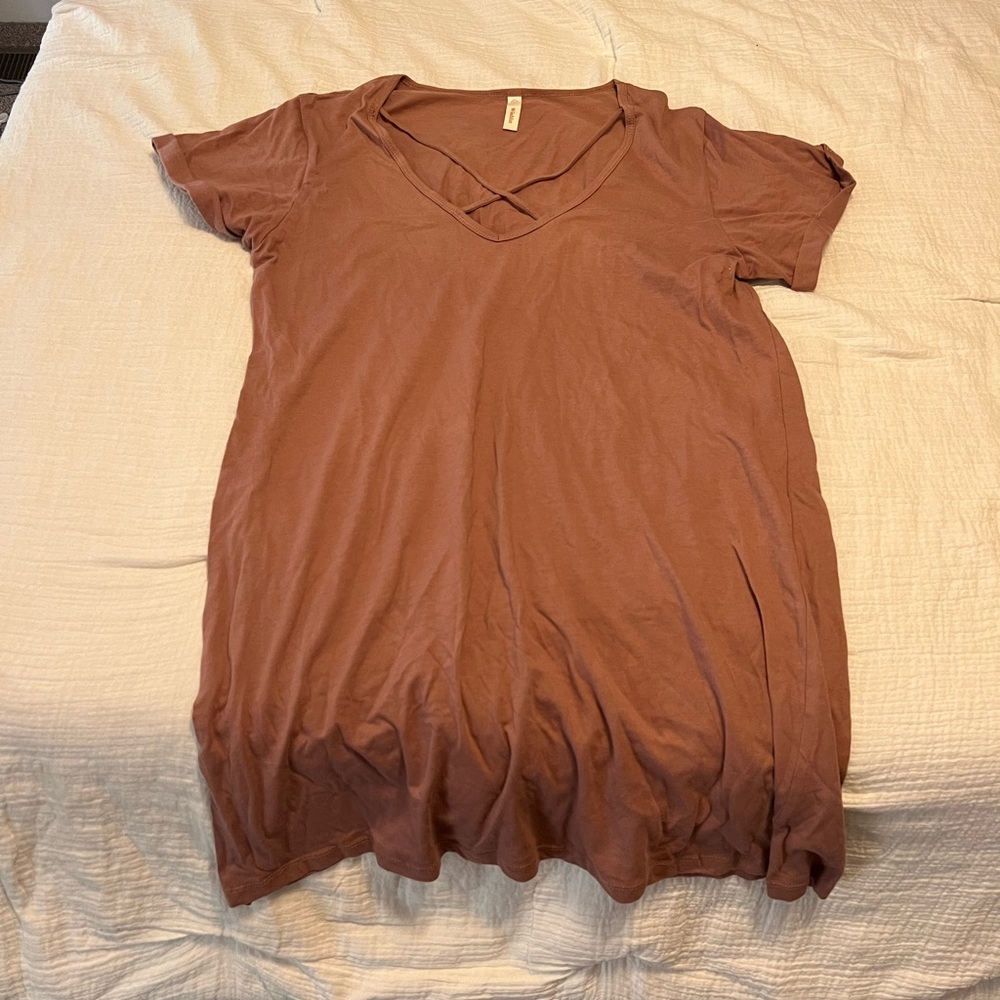 Boutique t shirt dress size large